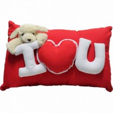 Wesley Pillow w/ I Love You & Bear by Bear Huggs